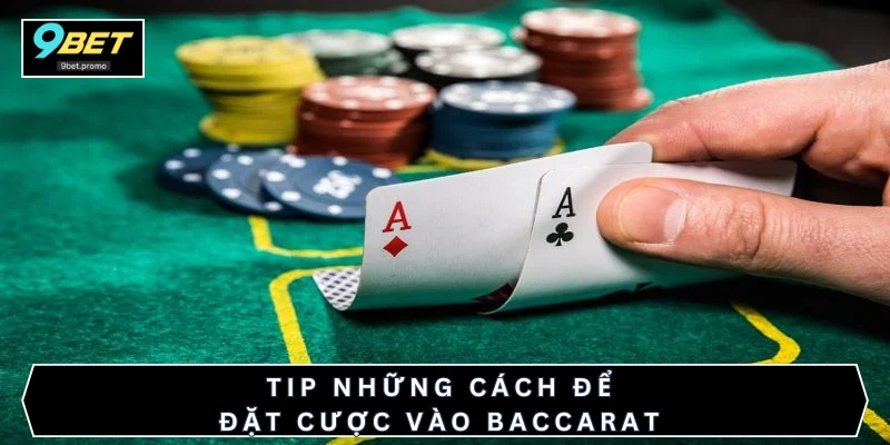 Tip những cách để đặt cược vào Baccarat